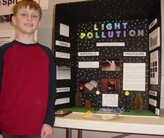 Horizon student's science fair project