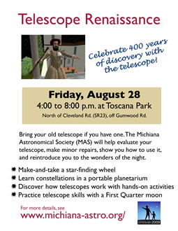 Telescope Renaissance flyer