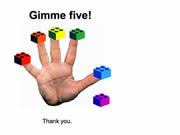 LEGO Gimme 5 Thanks