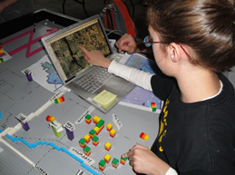 Matching data from Google Earth to LEGO map