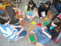 LEGO assembly line